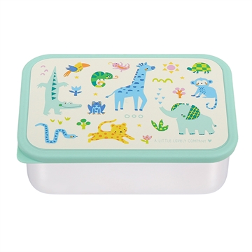 Stainless steel Lunch box with PP lid Jungle